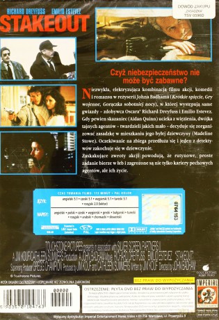 Zasadzka (Stakeout) [DVD] film
