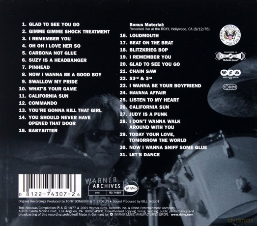 The Ramones: Leave Home +bonus [CD]
