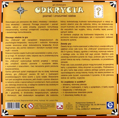 Odkrycia. Poznać i zrozumieć siebie. Gra planszowa. [GRA]