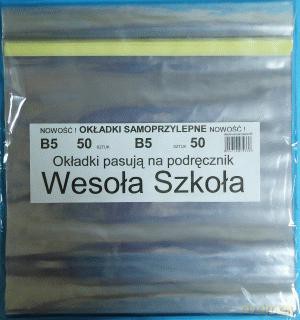 Okładki samoprzylepne B5 Wesoła szkoła