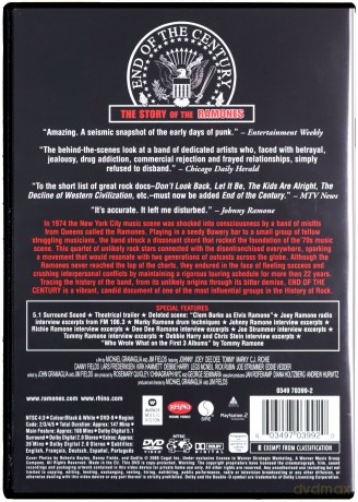 The Ramones: End Of The Century [DVD]