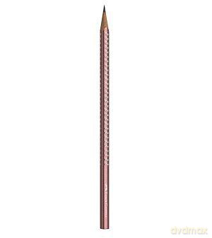 Ołówek Grip Sparkle metal różowy