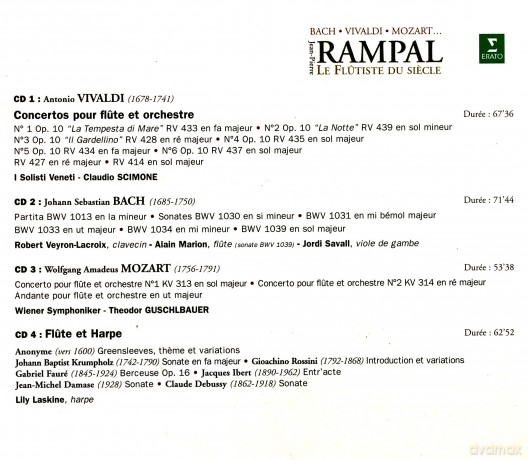 Rampal: Various: Le Flutiste Du Siecle [4CD]