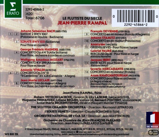 Jean-Pierre Rampal: Best Of Rampal [CD]