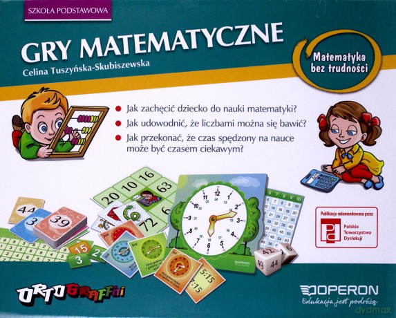 Ortograffiti. Gry matematyczne. - Celina Tuszyńska-Skubiszewska [GRA]