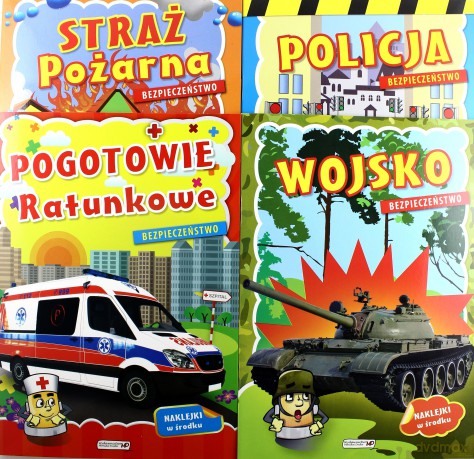 Pakiet 4 książek Bezpieczeństwo [KSIĄŻKA]
