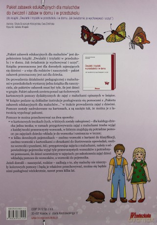 Pakiet zabawek edukacyjnych dla maluchów do ćwiczeń i zabaw w domu i w przedszkolu - Ewa Zielińska, Edyta Gruszczyk-Kolczyńska [KSIĄŻKA]