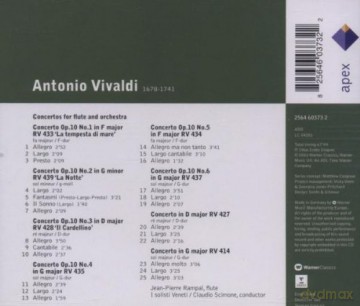 Rampal/Scimone/Isv: Viva: Flotenkonzerte Op.10 [CD]