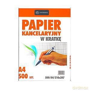 Papier kancelaryjny A4 w kratkę 500 arkuszy