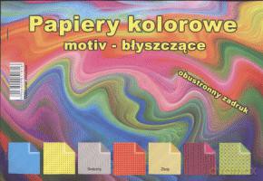 Papiery kolorowe błyszczące A4