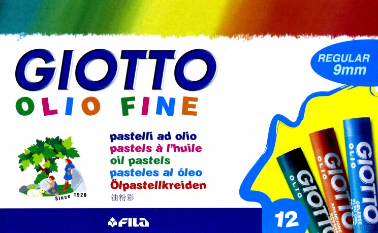 Pastele olejne 12 kolorów