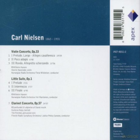 Rasilainen/Saraste: Niel: Concertos [CD]