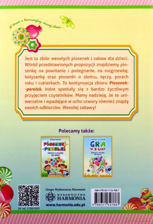 Piosenki-cukierki. Zabawy z muzyką dla dzieci - Tomasz Klaman [KSIĄŻKA]