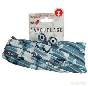 Piórnik Camouflage Monster szary