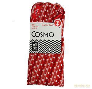 Piórnik Cosmo czerwone kropki