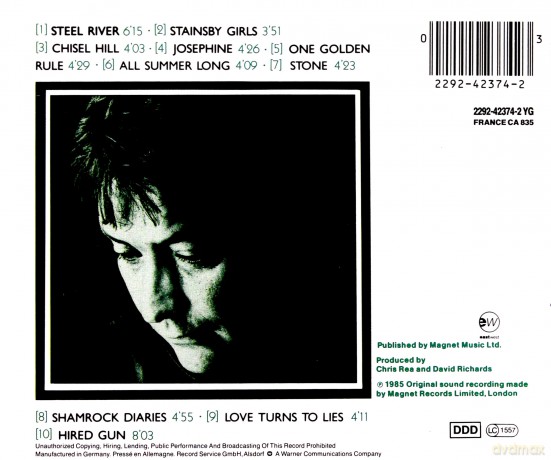 Chris Rea: Shamrock Diaries [CD]