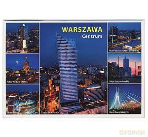 Pocztówka Warszawa, centrum