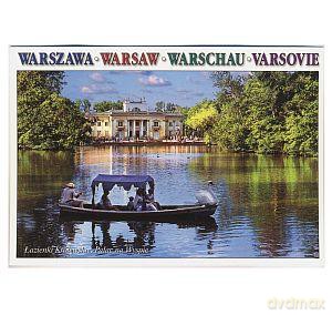 Pocztówka Warszawa, Łazienki Królewskie