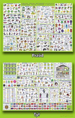 Podkład na biurko słownik Polsko-Angielski