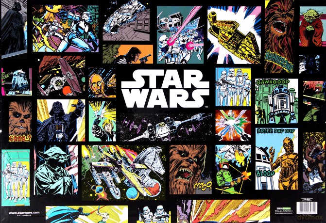 Podkład oklejany dwustronny Star Wars