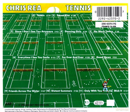 Chris Rea: Tennis [CD]