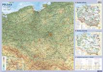 Polska mapa ścienna 1:1 500 000