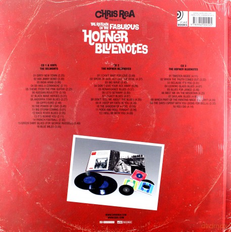 Chris Rea: Return Of The Fabulous Hofner (earbook) (digibook) [3CD]+[2xWinyl]