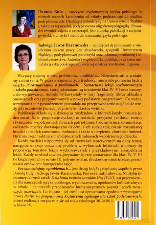 Porozmawiajmy o problemach... Scenariusze lekcji wychowawczych - szkoła podstawowa. - Jadwiga Jawor-Baranowska, Danuta Bula [KSIĄŻKA]