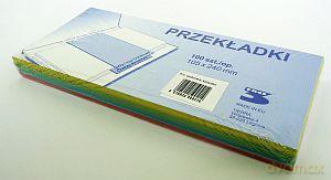 Przekładka kartonowa 204x105 mm mix kolorów