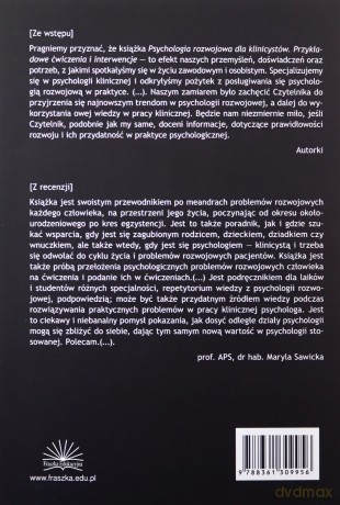 Psychologia rozwojowa dla klinicystów - Lidia Zabłocka-Żytka, Ewa Sokołowska [KSIĄŻKA]