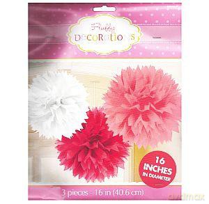 Puszysta dekoracja 40,6 cm 3 kolory