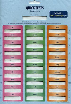 Quick Tests Infinitive. Past Prticiple 1