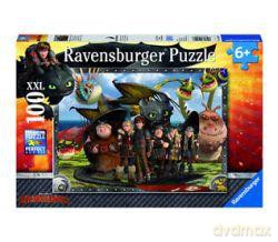RAVENSBURGER 100 el. Jak wytresować smoka 2: Sczerbatek i przyjaciele [PUZZLE]