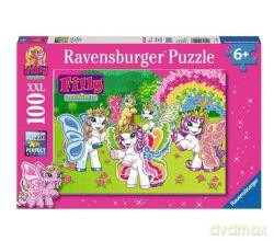RAVENSBURGER 100 el. XXL - W ogrodzie: Papilla [PUZZLE]