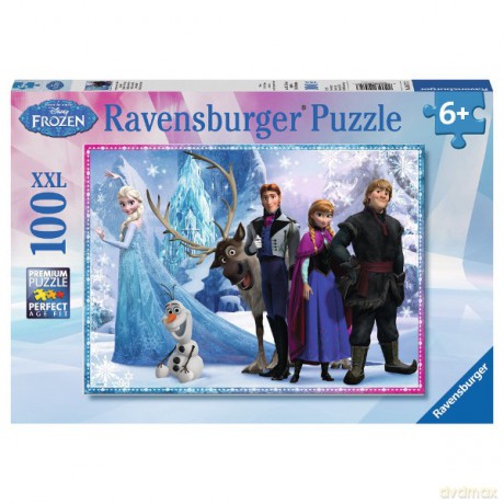 RAVENSBURGER 100 el. XXL Frozen: Rodzina na zawsze [PUZZLE]