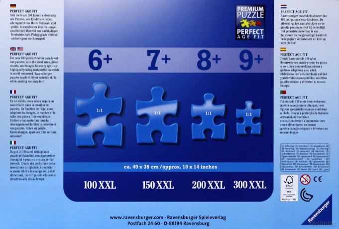 RAVENSBURGER 100 el. XXL Frozen: Rodzina na zawsze [PUZZLE]