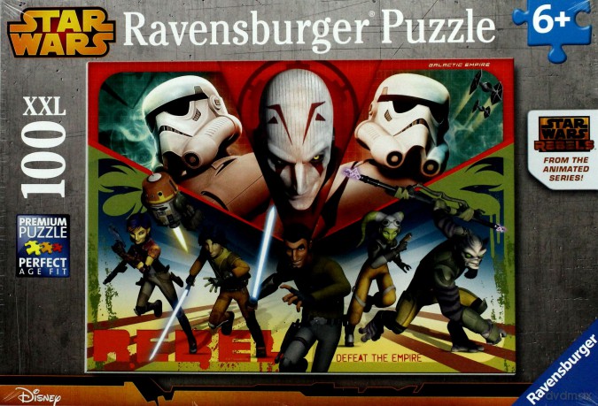 RAVENSBURGER 100 el. XXL Gwiezdne Wojny Rebelianci (Star Wars) [PUZZLE]