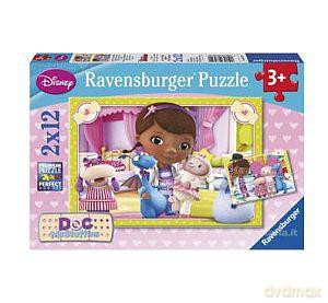 RAVENSBURGER 2x12 el. Klinika dla Pluszaków Mały lekarz [PUZZLE]