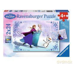 RAVENSBURGER 2x24 el. - Frozen: Siostry [PUZZLE]