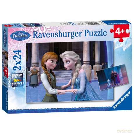 RAVENSBURGER 2x24 el. - Frozen: Siostry [PUZZLE]