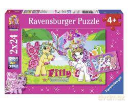RAVENSBURGER 2x24 el. - Świat Scarlet [PUZZLE]