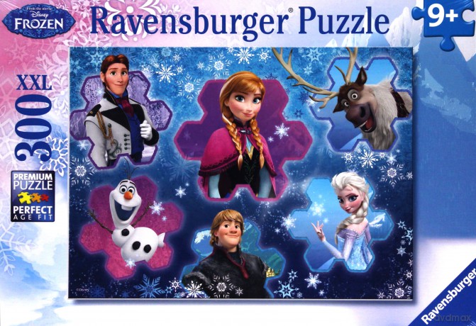 RAVENSBURGER 300 el. XXL Frozen: kolaż [PUZZLE]