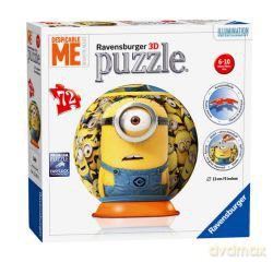 RAVENSBURGER 3D 72 el. - Minionki [PUZZLE]