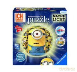 RAVENSBURGER 3D 72 el. - Minionki edycja nocna [PUZZLE]