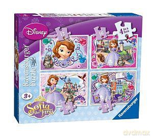 RAVENSBURGER 4w1 Jej Wysokość Zosia [PUZZLE]