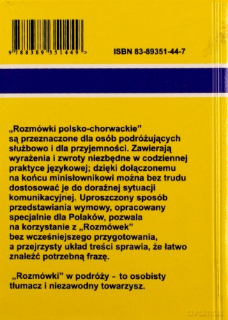 Rozmówki chorwackie dla polaków. Mini [KSIĄŻKA]