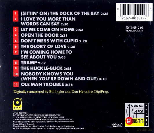 Otis Redding: Dock Of The Bay [CD]