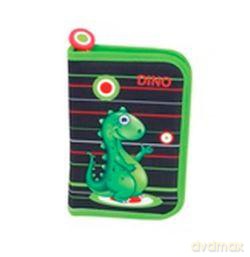 Piórnik z klapką Dino