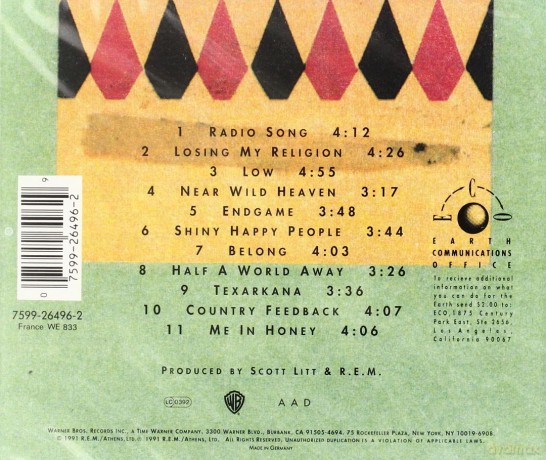 R.E.M.: Out Of Time [CD]