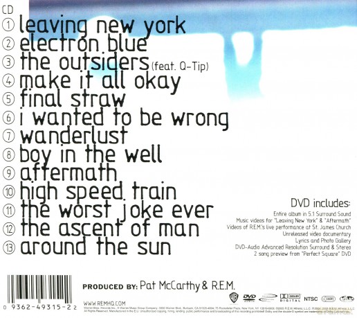 R.E.M.: Around The Sun [2CD]